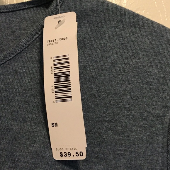 Pendleton Long Sleeve Grey Top. Size S/P. NWT - Picture 3 of 5